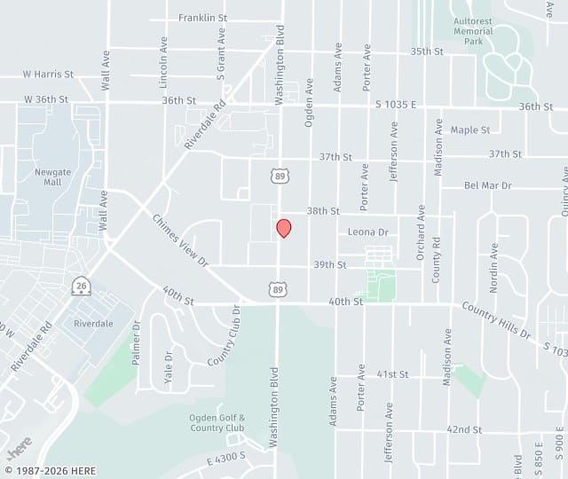 Location Map: 3856 Washington Blvd Ogden, UT 84403